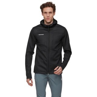 Mammut Ganzjahres-Softshelljacke Ultimate VIII SO Hooded (3-Lagen, winddicht) schwarz Herren