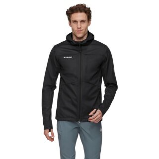 Mammut Ganzjahres-Softshelljacke Ultimate VIII SO Hooded 25 Years (winddicht) schwarz Herren