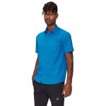 Mammut Wanderhemd Lenni Kurzarm 2025 (mit Brusttasche) blau Herren