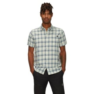 Mammut Wanderhemd Trovat Summer Kurzarm (Baumwolle-Mischung) sagegrün/alvatern Herren