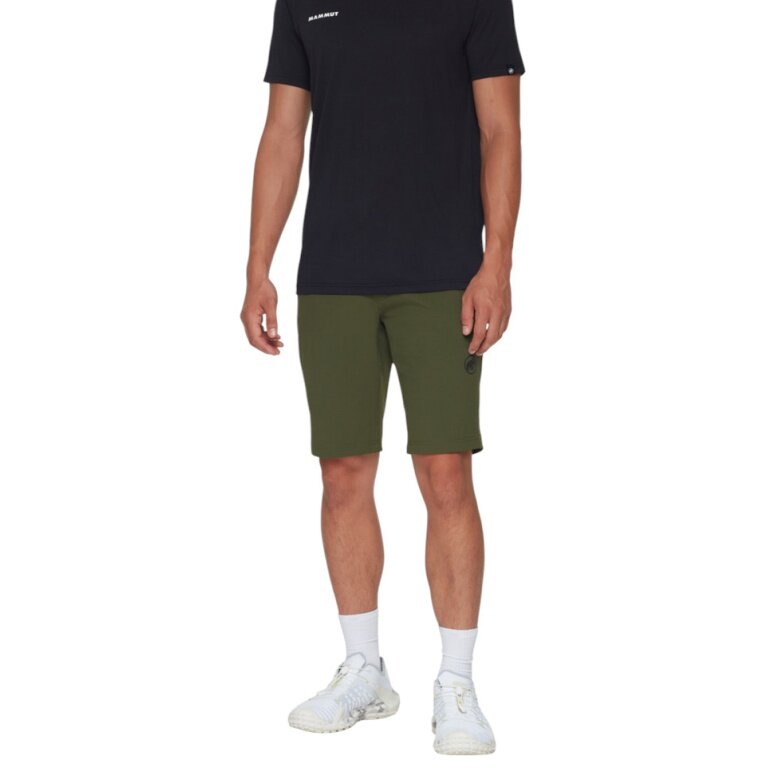 Mammut Wanderhose Hiking V Short (UV-Schutz, 4-Wege-Stretch) kurz dunkelgrün Herren