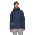 Mammut Wanderjacke Alto Light Hardshell Hooded (leicht, wasserdicht, PFC-frei) marineblau Herren