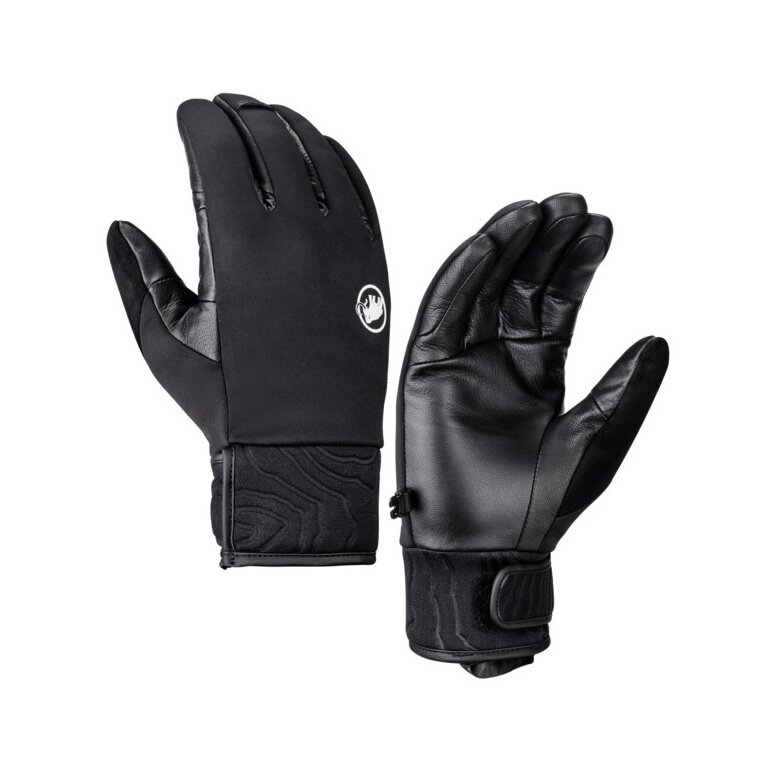 Mammut Winterhandschuhe Astro Guide Glove (PrimaLoft® Isolierung, winddicht und atmungsaktiv) schwarz - 1 Paar