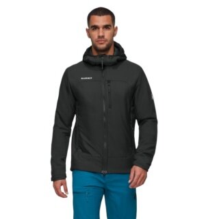 Mammut Wander-Isolationsjacke Rime IN Hooded (leicht, optimale Wärmeleistung) schwarz Herren