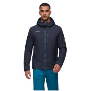 Mammut Wander-Isolationsjacke Rime IN Hooded (leicht, optimale Wärmeleistung) marineblau Herren