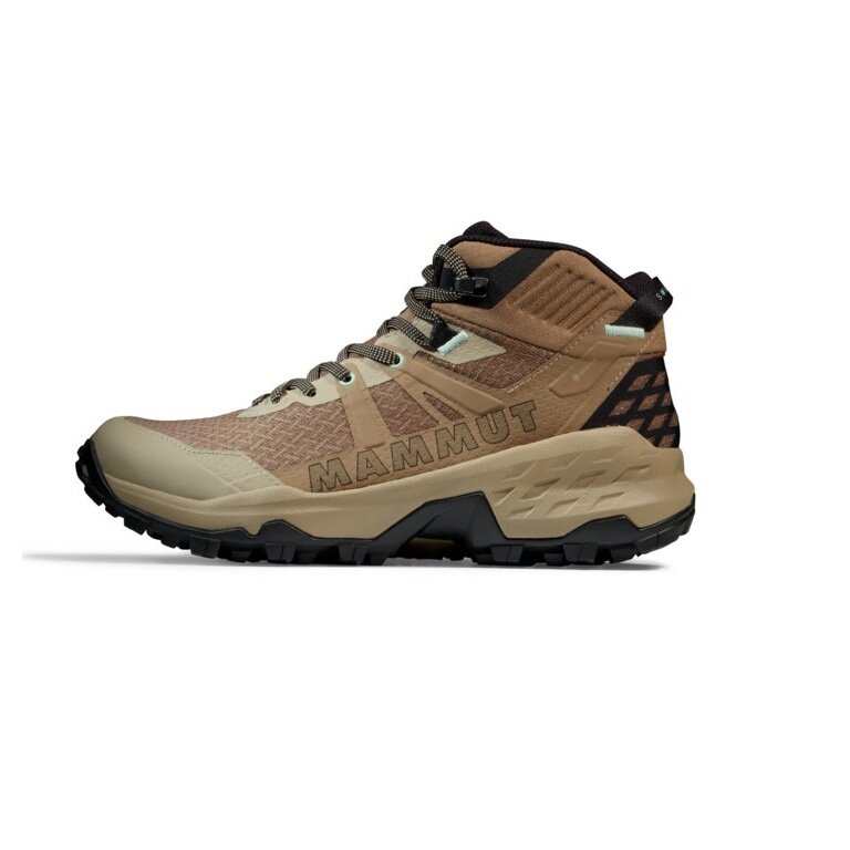 Mammut Trail-Laufschuhe Sertig II Mid GTX (Multifunktion, wasserdicht) sandbraun/safari Damen