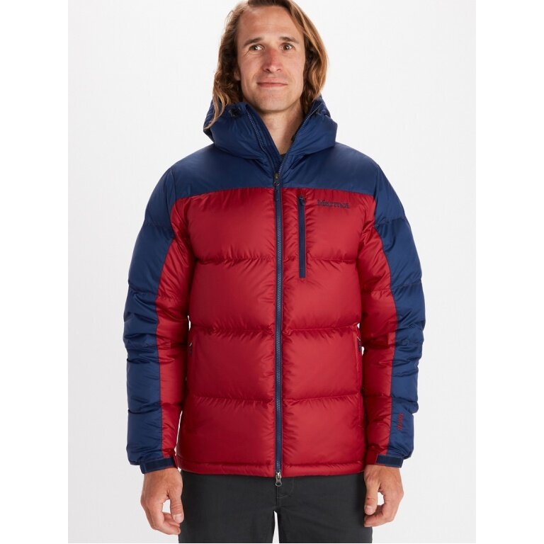 Marmot Winterjacke Guides Down Hoody rot/navy Herren