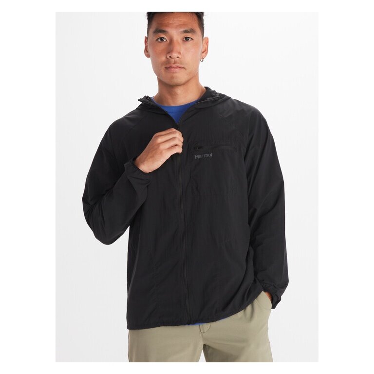 Marmot Übergangsjacke Campana Hoody (ultraleicht) schwarz Herren