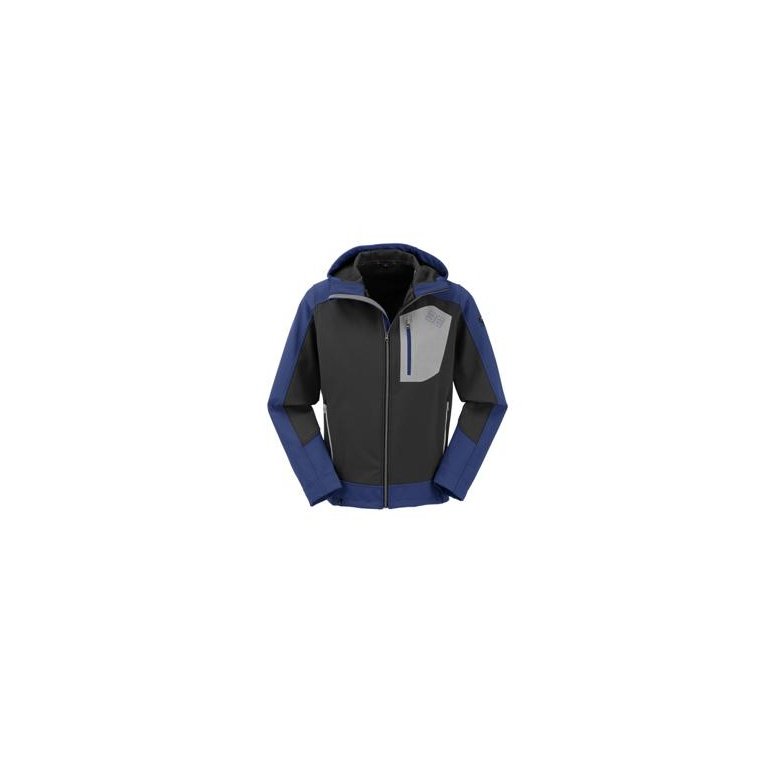 Maul Softshelljacke Pamir dunkelgrau/blau Herren