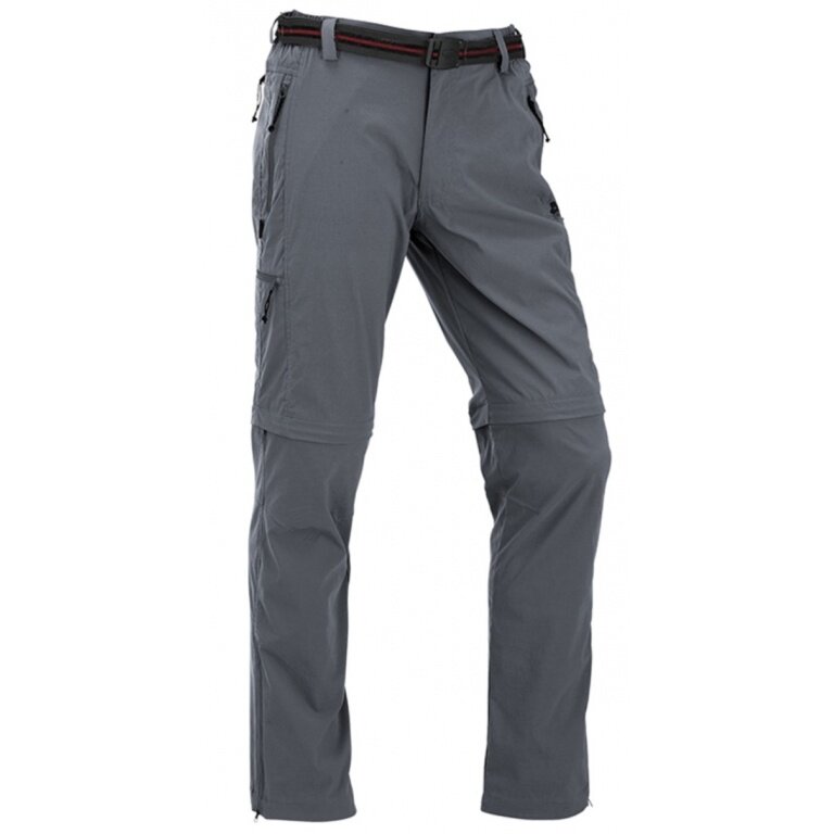 Maul Wanderhose Ontario II 2in1 Zipp off - lange Hose+Bermuda - grau Herren
