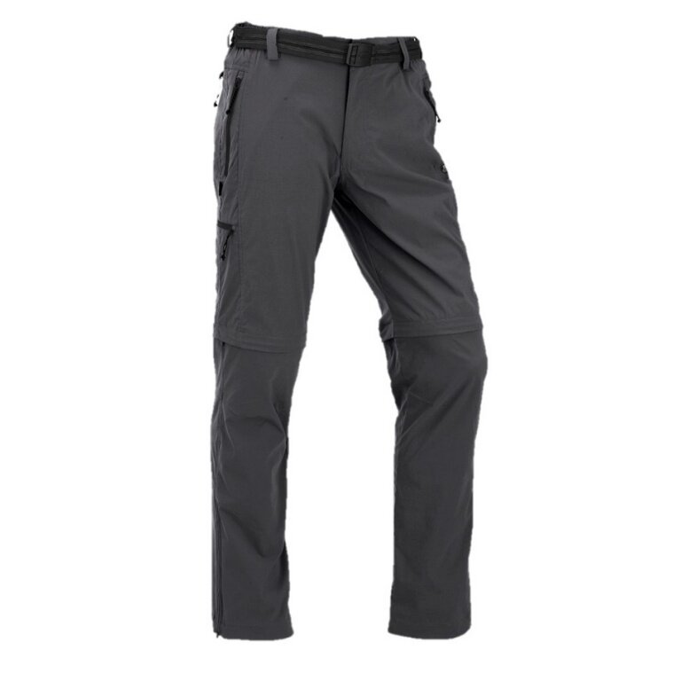 Maul Wander-Trekkinghose Ontario XT 2in1 T-Zipp-Off (lange Hose und Bermudas in einem) dunkelgrau Herren