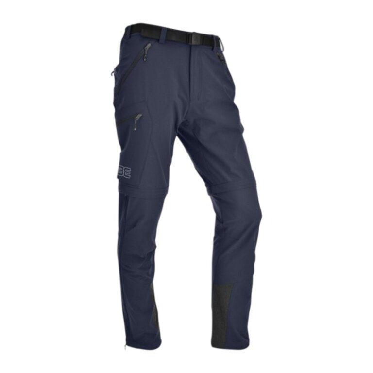 Maul Wander-Trekkinghose Eiger Alpin T-Zipp-Off 2in1 (lange Hose und Bermudas in einem) navyblau Herren