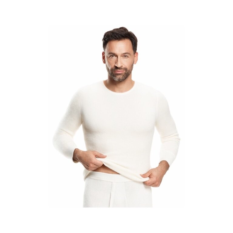 Medima Unterwäsche Shirt Langarm (100% Angora) weiss Herren (Gr. M-L)
