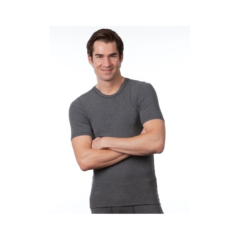Medima Unterwäsche Tshirt (Angora und Wolle) kürzarm grau Herren (Gr. XL-XXL)