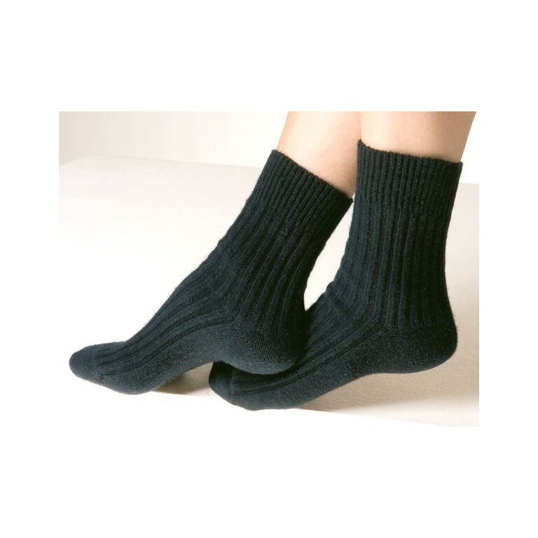 Medima Wollsocke Kuscheldinger ABS schwarz Damem - 1 Paar