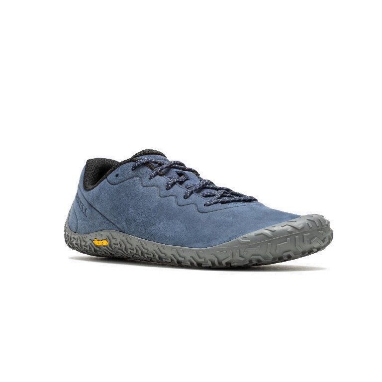 Merrell Minimal-Laufschuhe Vapor Glove 6 Leder blau Herren