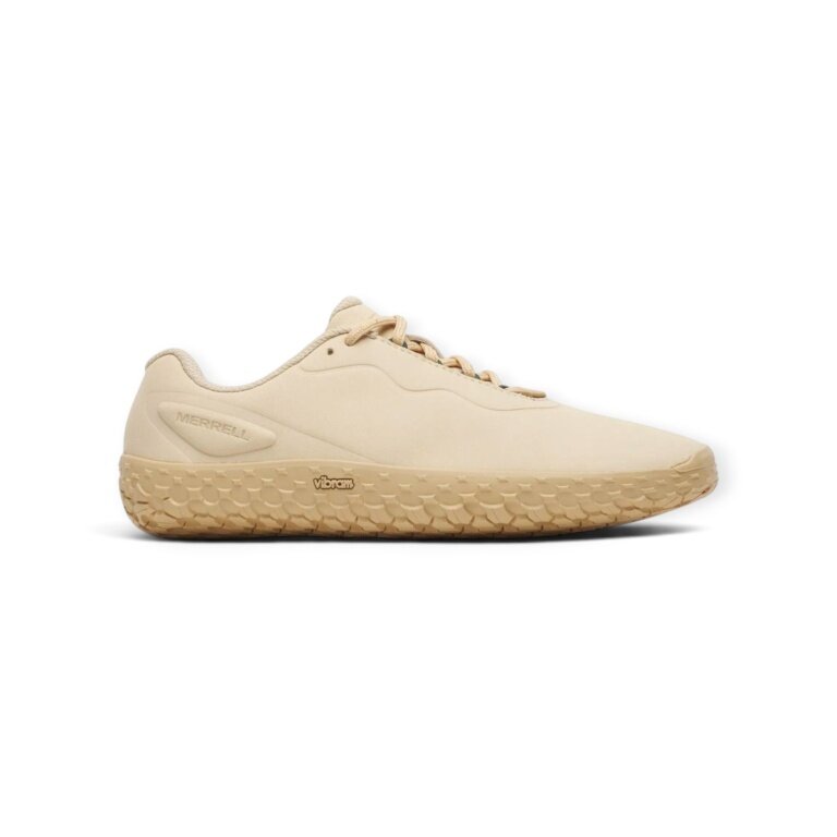 Merrell Minimal-Laufschuhe Vapor Glove 7 Leder (Barfussschuhe) beige Damen