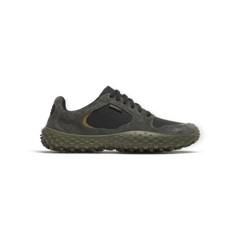 Merrell Minimal-Sneaker Wrapt (Barfussschuhe, wasserdicht) dunkelgrün/schwarz Herren