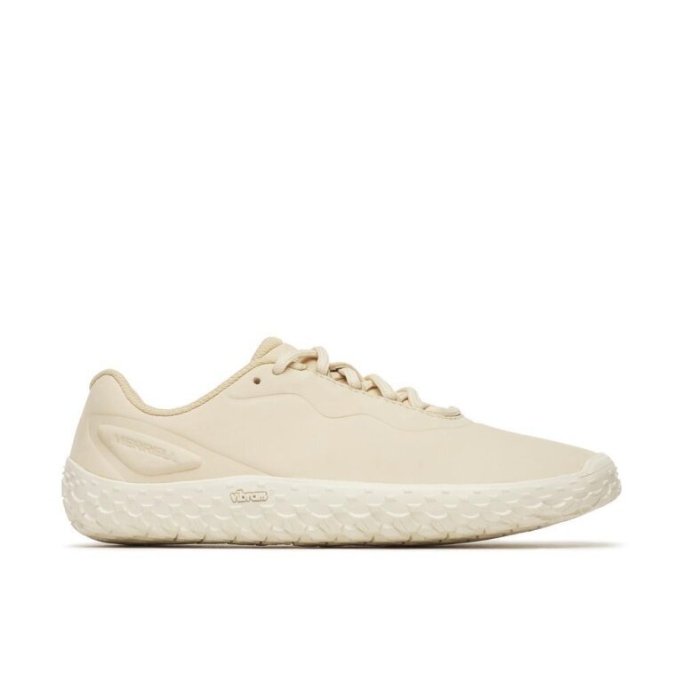 Merrell Minimal-Laufschuhe Vapor Glove 7 Leder (Barfussschuhe) hellbraun/beige Damen