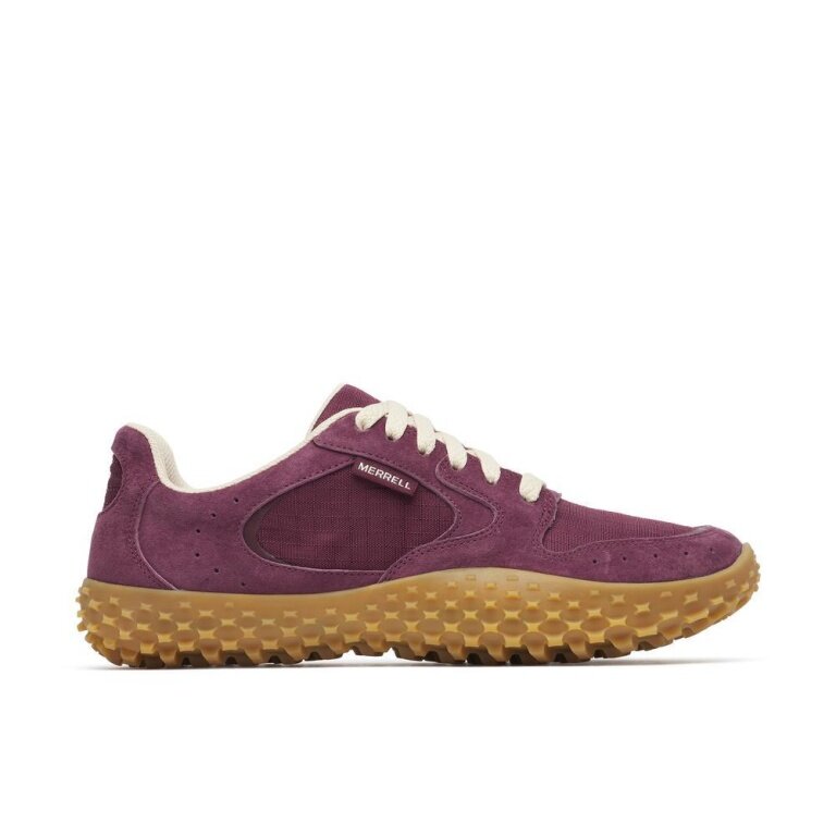 Merrell Minimal-Sneaker Wrapt (Veloursleder, wasserdicht) cherry/burgund Damen