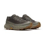 Merrell Trail-Laufschuhe Agility Peak 5 GTX (wasserdicht, Rock Plate) dunkelgrün/beluga Herren