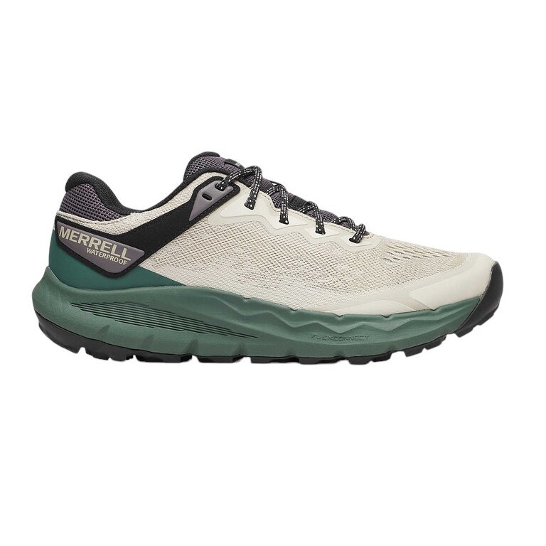 Merrell Trail-Laufschuhe Nova 4 WP (wasserdicht) beige/tealgrün Herren
