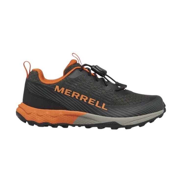 Merrell Wanderschuhe Agility Peak (All-Terrain, Schnellschnürsystem) olive/schwarz/orange Jungen