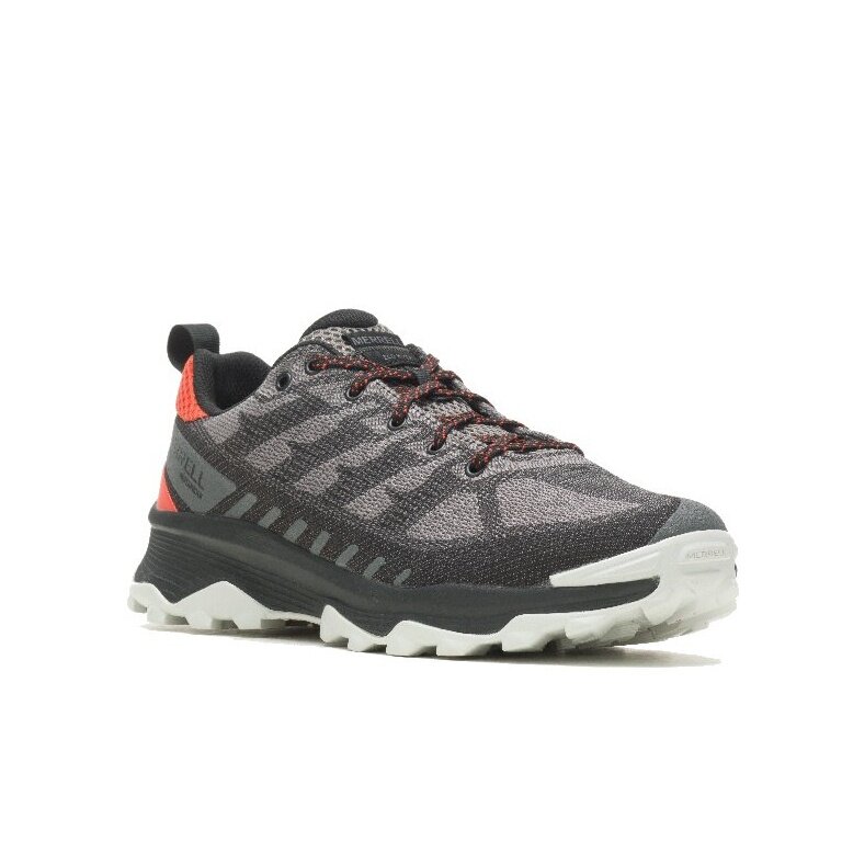 Merrell Trail-Laufschuhe Speed Eco WP (wasserdicht, atmungsaktiv) charcoalgrau/rot Herren