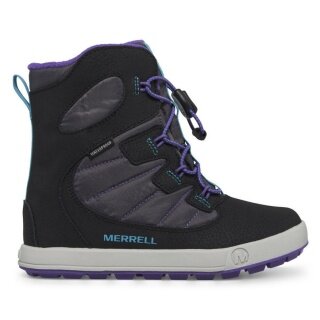 Merrell Winterstiefel Snow Bank 4.0 WTRPF (wasserdicht, warm) schwarz/purple Mädchen