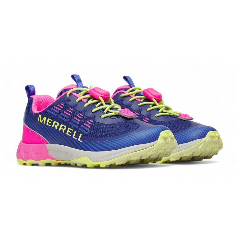 Merrell Wanderschuhe Agility Peak (All-Terrain, Schnellschnürsystem) kobaltblau/pink Mädchen