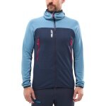 Millet Fleecejacke Fusion Grid Hoodie (Polartec, atmungsaktiv) dunkelblau/saphir Herren