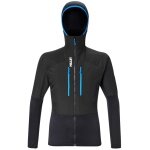 Millet Fleecejacke Parmelan Hybrid Hoodie (winddicht, atmungsaktiv) schwarz Herren