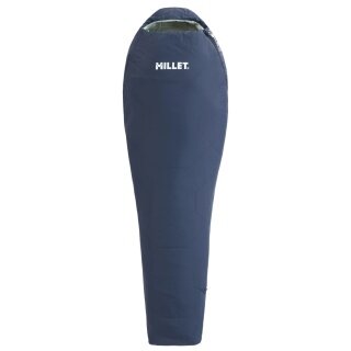 Millet Schlafsack Baikal 600 W (2-Jahreszeiten-Schlafsack, Gauche) - Reissverschlussöffnung links - saphirblau