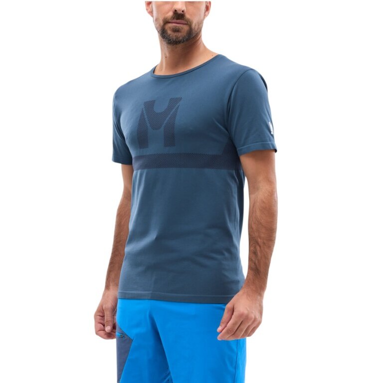 Millet Wander-Tshirt Wanaka Seamless (nahtlos, bequeme Passform) denimblau Herren