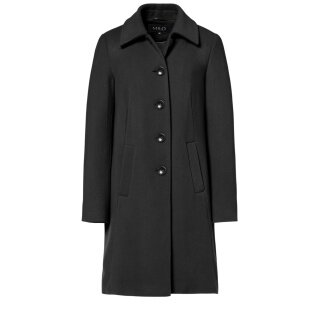 Milo Mantel Isa (Wollmischung) schwarz Damen