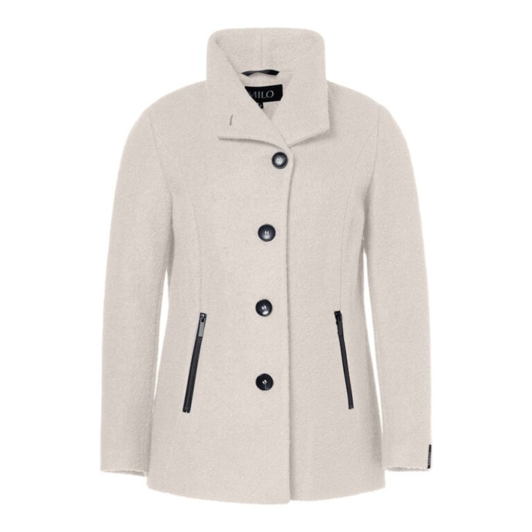 Milo Mantel (Stehkragen) Nala offweiss Damen