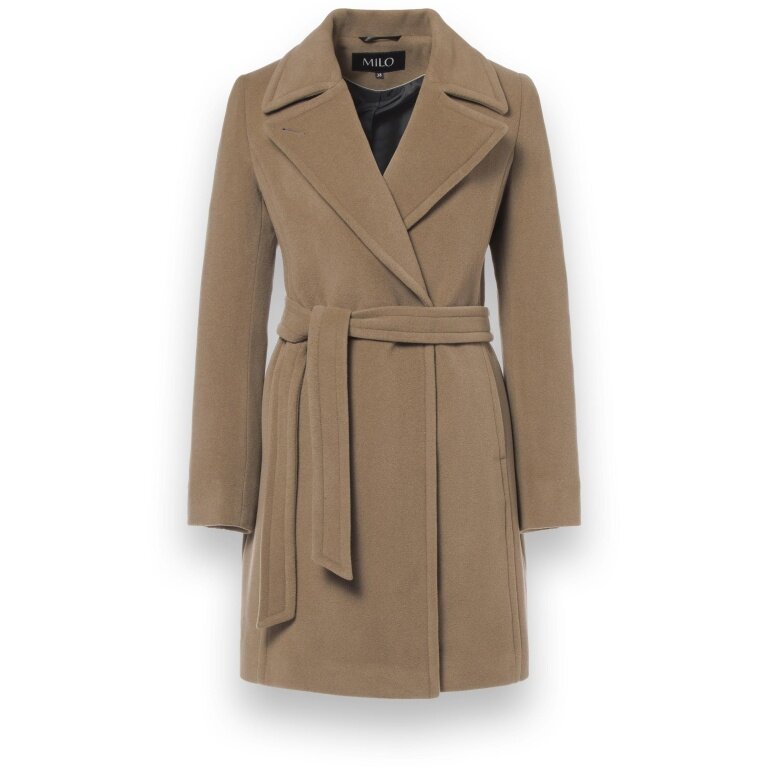 Milo Wintermantel Wanya (Wollmischung) taupebraun Damen