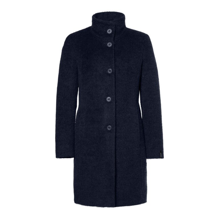 Milo Wintermantel Flora (Wollmischung) navyblau Damen