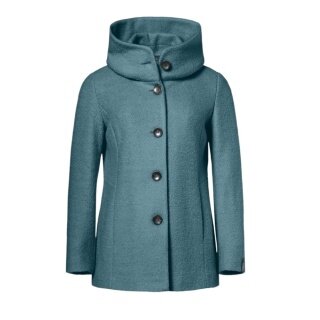 Milo Wintermantel Jesse (Wollmischung, warm, mit Kapuze) jadegrün Damen