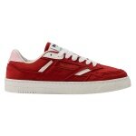 MoEa Sneaker Gen9 - Apple Red&Pink Suede - rot/weiss