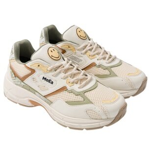 MoEa Sneaker Gen8 - Smiley Nature Drop - beige/grün Damen