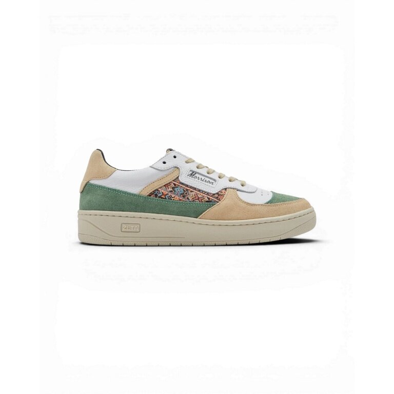 Morrison Sneaker Coconut (Leder) weiss/beige/grün