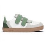 Muris Barfussschuhe Sneaker Petra Junior weiss/grün Kinder