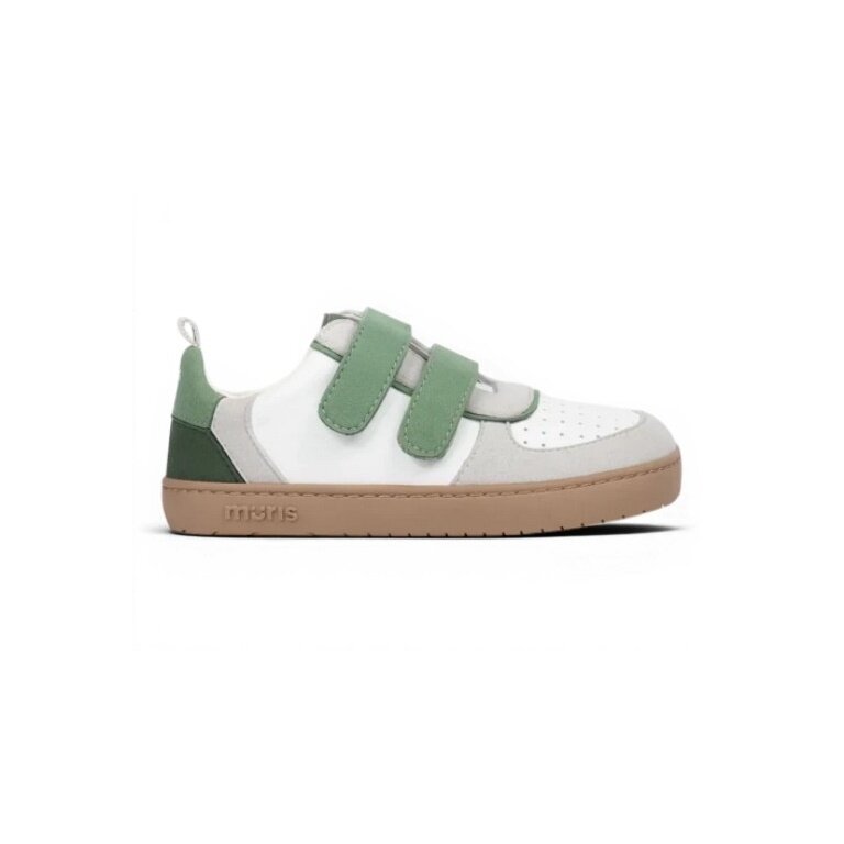 Muris Barfussschuhe Sneaker Petra Junior weiss/grün Kinder