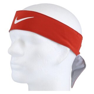 Nike Stirnband Promo 2022 braunrot/weiss - 1 Stück