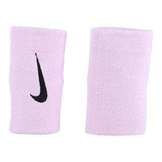Nike Schweissband Tennis Premier Jumbo Promo 2026 rosa/schwarz - 2 Stück