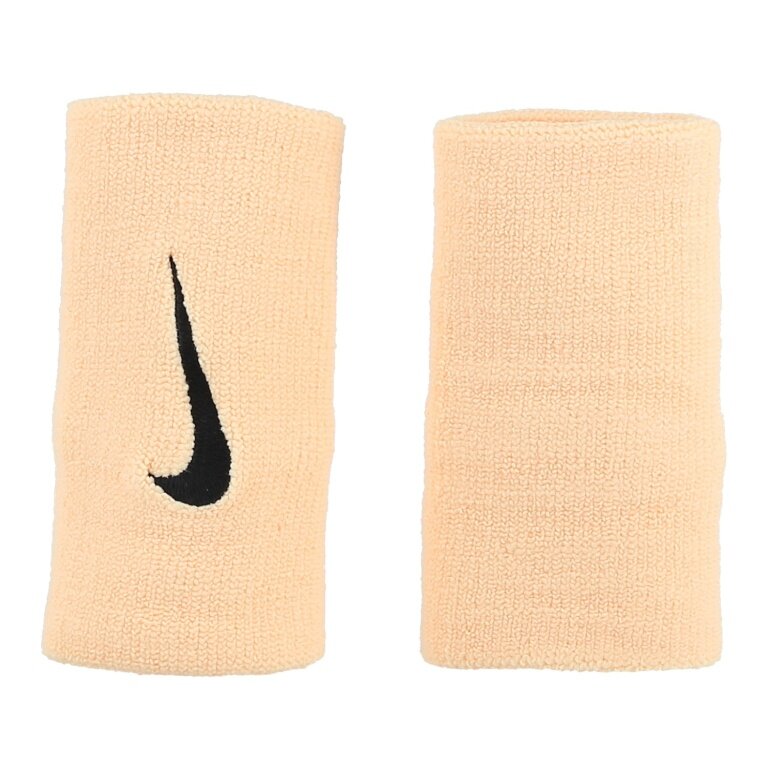 Nike Schweissband Tennis Premier Jumbo Promo 2026 peachorange/schwarz - 2 Stück