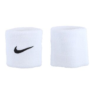 Nike Schweissband Tennis Premier Single Handgelenk 2025 weiss/schwarz - 2 Stück