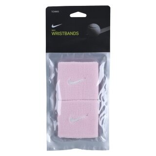 Nike Schweissband Tennis Premier Single Handgelenk 2022 Serena Williams rosa/weiss - 2 Stück
