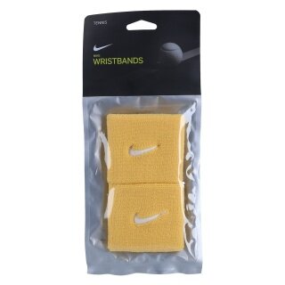 Nike Schweissband Tennis Premier Single Handgelenk 2022 Serena Williams gelb/weiss - 2 Stück